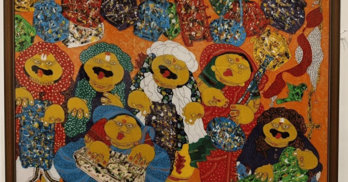 Eminent Artists Shyamal Mukherjee and Vijay S. Gille